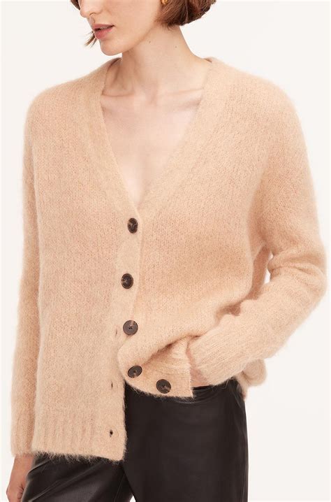 BRUSHED MOHAIR CARDIGAN 3 .